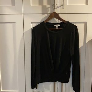 Black long sleeve shirt